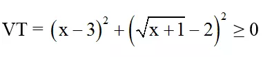 Cách giải phương trình vô tỉ bằng phương pháp đánh giá cực hay | Bài tập Toán 9 chọn lọc có giải chi tiết Cach Giai Phuong Trinh Vo Ti Bang Phuong Phap Danh Gia Cuc Hay 17