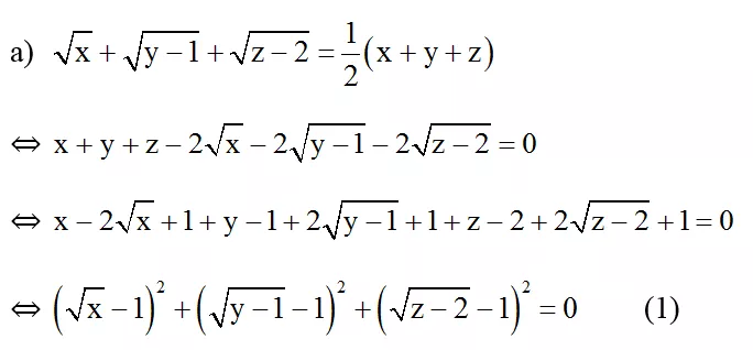 Cách giải phương trình vô tỉ bằng phương pháp đánh giá cực hay | Bài tập Toán 9 chọn lọc có giải chi tiết Cach Giai Phuong Trinh Vo Ti Bang Phuong Phap Danh Gia Cuc Hay 3