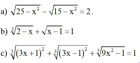 Cách giải phương trình vô tỉ bằng phương pháp đặt ẩn phụ cực hay | Bài tập Toán 9 chọn lọc có giải chi tiết Cach Giai Phuong Trinh Vo Ti Bang Phuong Phap Dat An Phu Cuc Hay 19