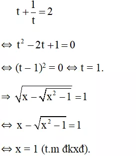 Cách giải phương trình vô tỉ bằng phương pháp đặt ẩn phụ cực hay | Bài tập Toán 9 chọn lọc có giải chi tiết Cach Giai Phuong Trinh Vo Ti Bang Phuong Phap Dat An Phu Cuc Hay 26