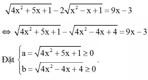 Cách giải phương trình vô tỉ bằng phương pháp đặt ẩn phụ cực hay | Bài tập Toán 9 chọn lọc có giải chi tiết Cach Giai Phuong Trinh Vo Ti Bang Phuong Phap Dat An Phu Cuc Hay 5