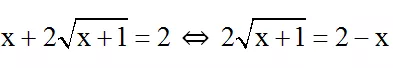 Cách giải phương trình vô tỉ bằng phương pháp nâng lũy thừa cực hay | Bài tập Toán 9 chọn lọc có giải chi tiết Cach Giai Phuong Trinh Vo Ti Bang Phuong Phap Nang Luy Thua Cuc Hay 9