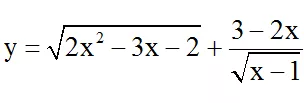Phương pháp Tìm tập xác định của hàm số | Bài tập Toán 9 chọn lọc có giải chi tiết Phuong Phap Tim Tap Xac Dinh Cua Ham So 11