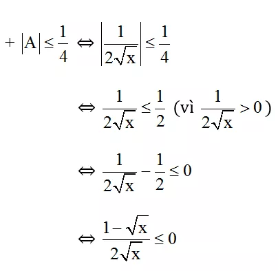 Tìm giá trị của x để biểu thức có giá trị thỏa mãn đẳng thức, bất đẳng thức | Bài tập Toán 9 chọn lọc có giải chi tiết Tim Gia Tri Cua X De Bieu Thuc Co Gia Tri Thoa Man Dang Thuc Bat Dang Thuc 24