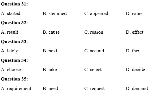 Đề thi Tiếng Anh lớp 10 mới Học kì 1 có đáp án (Đề 3) De Kiem Tra Tieng Anh 10 Thi Diem Hoc Ki 1 De 3 A03