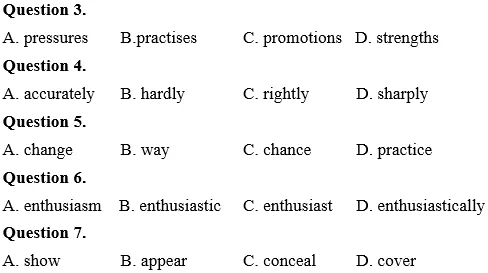 Đề thi Tiếng Anh lớp 10 mới Học kì 2 có đáp án (Đề 3) De Kiem Tra Tieng Anh 10 Thi Diem Hoc Ki 2 De 3 A01