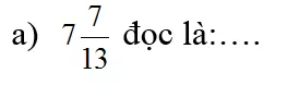 Đề thi Toán lớp 5 Học kì 1, Học kì 2 chọn lọc, có đáp án De 3 Cuoi Ki 1 Cau 2