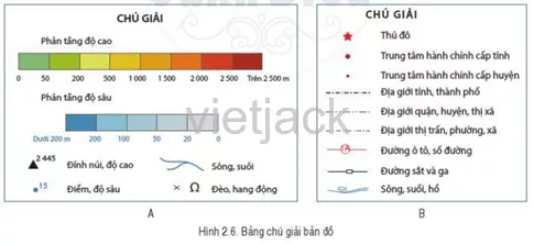 Quan sát hình 2.6A và hình 2.6B, hãy cho biết yếu tố địa hình Cau Hoi 1 Trang 109 Dia Li Lop 6 Canh Dieu