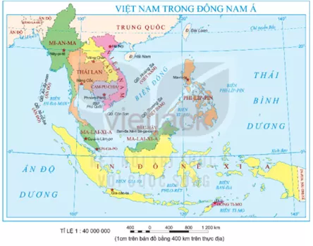 em hãy xác định hướng đi từ Hà Nội đến các địa điểm: Băng Cốc, Ma-ni-la, Xin-ga-po Cau Hoi 3 Trang 105 Dia Li Lop 6 Ket Noi Tri Thuc
