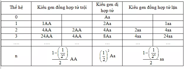 Lý thuyết Sinh học 12 Bài 16: Cấu trúc di truyền của quần thể | Lý thuyết Sinh học 12 đầy đủ, chi tiết nhất Ly Thuyet Cau Truc Di Truyen Cua Quan The 3