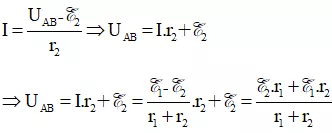 Để học tốt Vật Lý 11 nâng cao | Giải bài tập Vật Lý 11 nâng cao Bai 4 Trang 73 Sgk Vat Ly 11 Nang Cao 16