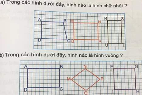 Giải Toán 3 VNEN Bài 47: Hình chữ nhật, hình vuông | Hay nhất Giải bài tập Toán 3 VNEN Bai 47 Hinh Chu Nhat Hinh Vuong 4