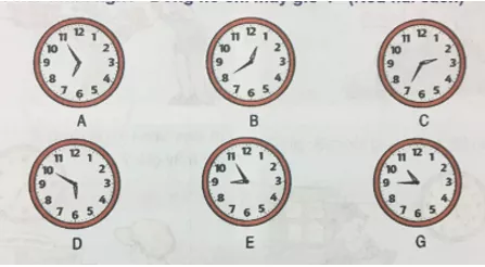 Giải Toán 3 VNEN Bài 8: Xem đồng hồ | Hay nhất Giải bài tập Toán 3 VNEN Bai 8 Xem Dong Ho 3