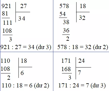 Giải Toán 4 VNEN Bài 47: Chia cho số có hai chữ số | Hay nhất Giải bài tập Toán 4 VNEN Bai 47 Chia Cho So Co Hai Chu So A05