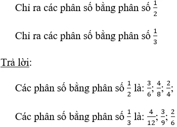 Giải Toán 4 VNEN Bài 67: Quy đồng mẫu số các phân số | Hay nhất Giải bài tập Toán 4 VNEN Bai 67 Quy Dong Mau So Cac Phan So A02