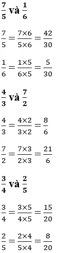 Giải Toán 4 VNEN Bài 67: Quy đồng mẫu số các phân số | Hay nhất Giải bài tập Toán 4 VNEN Bai 67 Quy Dong Mau So Cac Phan So A06