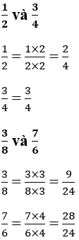 Giải Toán 4 VNEN Bài 68: Quy đồng mẫu số các phân số (tiếp theo) | Hay nhất Giải bài tập Toán 4 VNEN Bai 68 Quy Dong Mau So Cac Phan So Tiep Theo A04