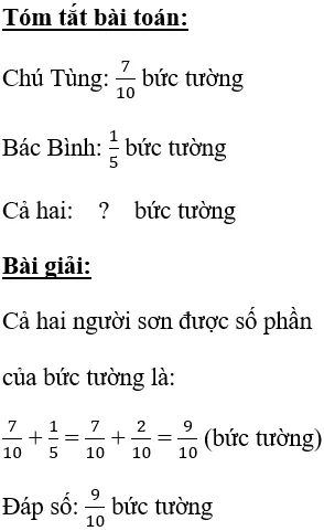 Giải Toán 4 VNEN Bài 74: Phép cộng phân số (tiếp theo) | Hay nhất Giải bài tập Toán 4 VNEN Bai 74 Phep Cong Phan So Tiep Theo A18