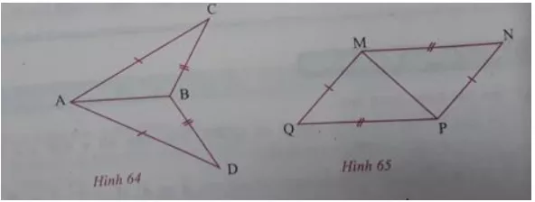 Giải Toán 7 VNEN Bài 2: Trường hợp bằng nhau cạnh-cạnh-cạnh | Hay nhất Giải bài tập Toán 7 VNEN Bai 2 Truong Hop Bang Nhau Canh Canh Canh B Cau 2