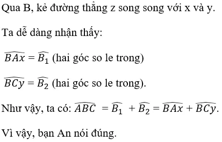 Giải Toán 7 VNEN Bài 3: Quan hệ giữa tính vuông góc và tính song song của hai đường thẳng | Hay nhất Giải bài tập Toán 7 VNEN Bai 3 Quan He Giua Tinh Vuong Goc Va Tinh Song Song Cua Hai Duong Thang C Cau 1z3
