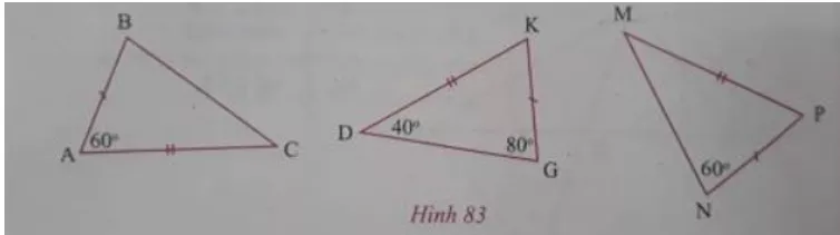 Giải Toán 7 VNEN Bài 3: Trường hợp bằng nhau cạnh-góc-cạnh | Hay nhất Giải bài tập Toán 7 VNEN Bai 3 Truong Hop Bang Nhau Canh Goc Canh C Cau 2a