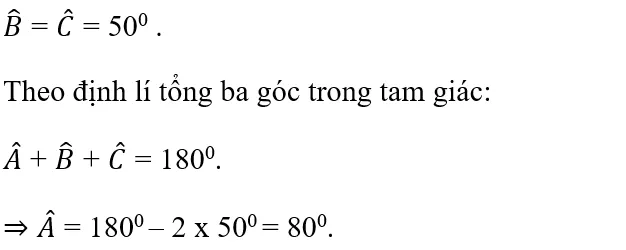 Giải Toán 7 VNEN Bài 5: Tam giác cân - Tam giác đều | Hay nhất Giải bài tập Toán 7 VNEN Bai 5 Tam Giac Can Tam Giac Deu C Cau 2