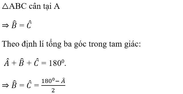 Giải Toán 7 VNEN Bài 5: Tam giác cân - Tam giác đều | Hay nhất Giải bài tập Toán 7 VNEN Bai 5 Tam Giac Can Tam Giac Deu C Cau 2b