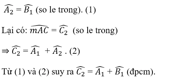 Giải Toán 7 VNEN Bài 6: Tổng ba góc của một tam giác | Hay nhất Giải bài tập Toán 7 VNEN Bai 6 Tong Ba Goc Cua Mot Tam Giac A B Cau 2a