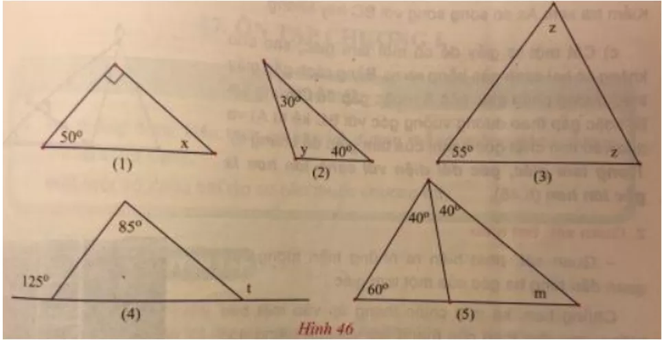 Giải Toán 7 VNEN Bài 6: Tổng ba góc của một tam giác | Hay nhất Giải bài tập Toán 7 VNEN Bai 6 Tong Ba Goc Cua Mot Tam Giac C Cau 2