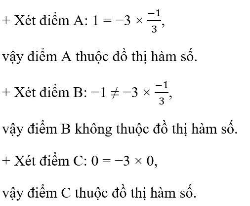 Giải Toán 7 VNEN Bài 7: Đồ thị hàm số y = ax | Hay nhất Giải bài tập Toán 7 VNEN Bai 7 Do Thi Ham So Y Ax C Cau 3a
