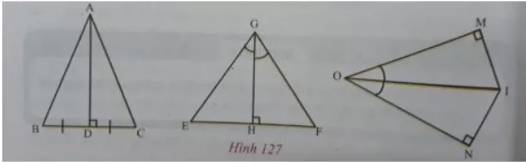 Giải Toán 7 VNEN Bài 8: Các trường hợp bằng nhau của tam giác vuông | Hay nhất Giải bài tập Toán 7 VNEN Bai 8 Cac Truong Hop Bang Nhau Cua Tam Giac Vuong A Cau 1