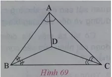 Giải Toán 7 VNEN Bài 8: Tính chất ba đường phân giác của tam giác | Hay nhất Giải bài tập Toán 7 VNEN Bai 8 Tinh Chat Ba Duong Phan Giac Cua Tam Giac 1