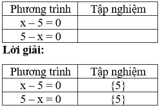 Giải Toán 8 VNEN Bài 1: Mở đầu về phương trình | Giải bài tập Toán 8 VNEN hay nhất Bai 1 Mo Dau Ve Phuong Trinh A04