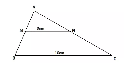 Giải Toán 8 VNEN Bài 2: Đường trung bình của tam giác | Giải bài tập Toán 8 VNEN hay nhất Bai 2 Duong Trung Binh Cua Tam Giac A04