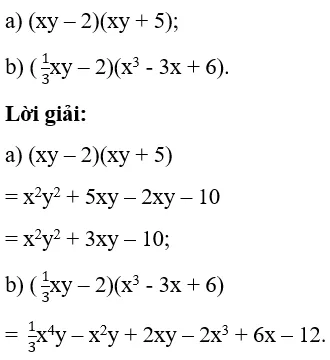 Giải Toán 8 VNEN Bài 2: Nhân đa thức với đa thức | Giải bài tập Toán 8 VNEN hay nhất Bai 2 Nhan Da Thuc Voi Da Thuc A02