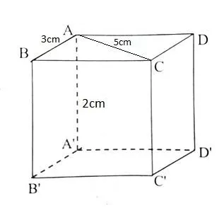 Giải Toán 8 VNEN Bài 2: Thể tích của hình hộp chữ nhật | Giải bài tập Toán 8 VNEN hay nhất Bai 2 The Tich Hinh Hop Chu Nhat A07