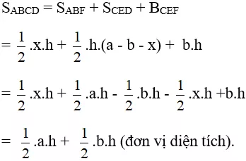 Giải Toán 8 VNEN Bài 3: Diện tích hình thang - Diện tích hình bình hành | Giải bài tập Toán 8 VNEN hay nhất Bai 3 Dien Tich Hinh Thang Dien Tich Hinh Binh Hanh A02