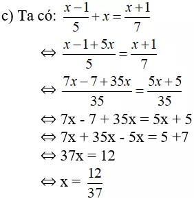 Giải Toán 8 VNEN Bài 3: Một số phương trình đưa được về dạng phương trình ax + b = 0 | Giải bài tập Toán 8 VNEN hay nhất Bai 3 Mot So Phuong Trinh Ax B 0 A20