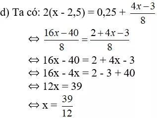 Giải Toán 8 VNEN Bài 3: Một số phương trình đưa được về dạng phương trình ax + b = 0 | Giải bài tập Toán 8 VNEN hay nhất Bai 3 Mot So Phuong Trinh Ax B 0 A21