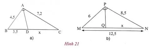 Giải Toán 8 VNEN Bài 3: Tính chất đường phân giác trong tam giác | Giải bài tập Toán 8 VNEN hay nhất Bai 3 Tinh Chat Duong Phan Giac Trong Tam Giac A21