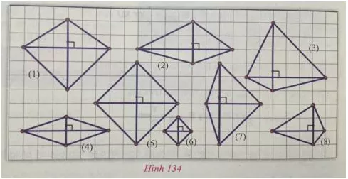 Giải Toán 8 VNEN Bài 4: Diện tích hình thoi | Giải bài tập Toán 8 VNEN hay nhất Bai 4 Dien Tich Hinh Thoi A05