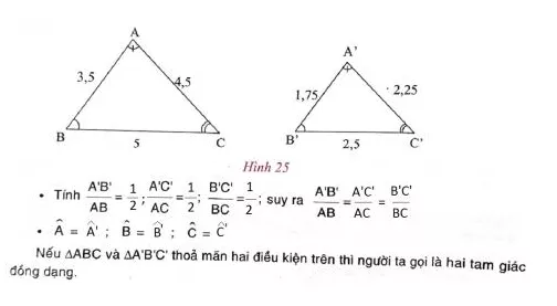 Giải Toán 8 VNEN Bài 4: Khái niệm hai tam giác đồng dạng | Giải bài tập Toán 8 VNEN hay nhất Bai 4 Khai Niem Hai Tam Giac Dong Dang A02