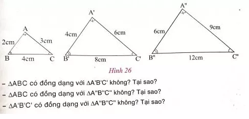 Giải Toán 8 VNEN Bài 4: Khái niệm hai tam giác đồng dạng | Giải bài tập Toán 8 VNEN hay nhất Bai 4 Khai Niem Hai Tam Giac Dong Dang A08