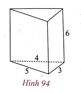 Giải Toán 8 VNEN Bài 4: Thể tích của hình lăng trụ đứng | Giải bài tập Toán 8 VNEN hay nhất Bai 4 The Tich Cua Hinh Lang Tru Dung A03
