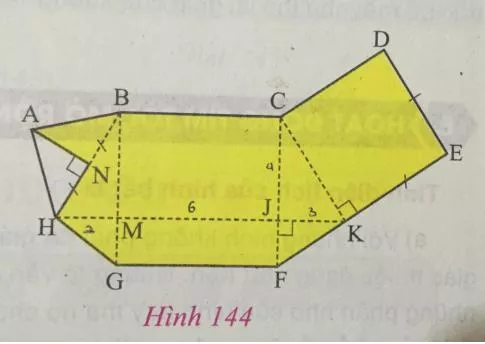 Giải Toán 8 VNEN Bài 5: Diện tích đa giác - Ứng dụng | Giải bài tập Toán 8 VNEN hay nhất Bai 5 Dien Tich Da Giac Ung Dung A04