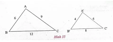 Giải Toán 8 VNEN Bài 5: Trường hợp đồng dạng thứ nhất | Giải bài tập Toán 8 VNEN hay nhất Bai 5 Truong Hop Dong Dang Thu Nhat A13