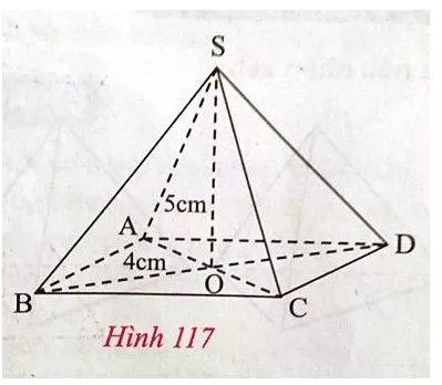 Giải Toán 8 VNEN Bài 6: Thể tích của hình chóp đều | Giải bài tập Toán 8 VNEN hay nhất Bai 6 The Tich Hinh Chop Deu A04