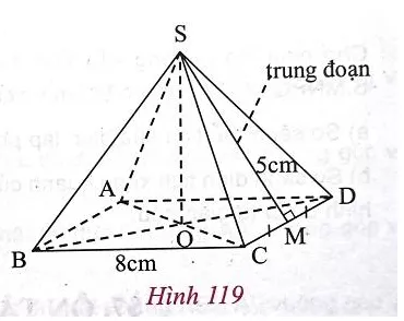 Giải Toán 8 VNEN Bài 6: Thể tích của hình chóp đều | Giải bài tập Toán 8 VNEN hay nhất Bai 6 The Tich Hinh Chop Deu A09
