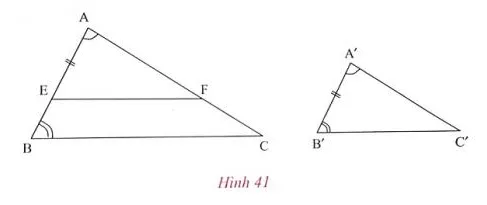 Giải Toán 8 VNEN Bài 7: Trường hợp đồng dạng thứ ba | Giải bài tập Toán 8 VNEN hay nhất Bai 7 Truong Hop Dong Dang Thu Ba A01