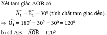 Giải Toán 9 VNEN Bài 1: Góc ở tâm - số đo cung | Giải bài tập Toán 9 VNEN hay nhất Bai 1 Goc O Tam A62